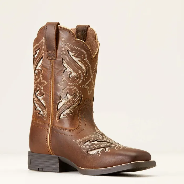 Round Up Bliss Western Boot Sassy Brown Kids Ariat Big Kids039 Footwear Round Up Bliss Western Boot Sassy Brown Kids Ariat Big Kids039 Footwear