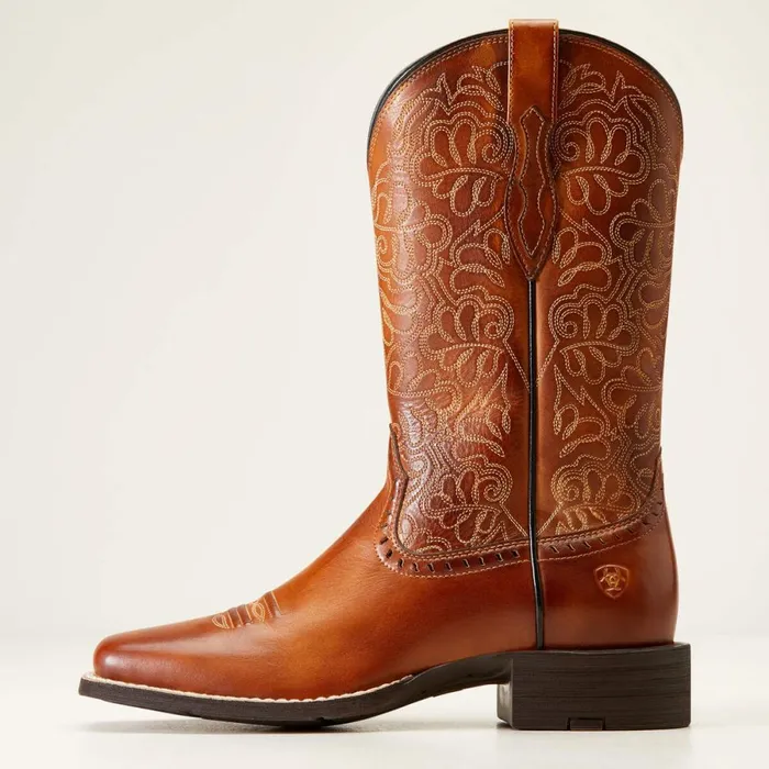 Round Up Remuda Western Boot Naturally Rich Women Ariat Western Boots Round Up Remuda Western Boot Naturally Rich Women Ariat Western Boots