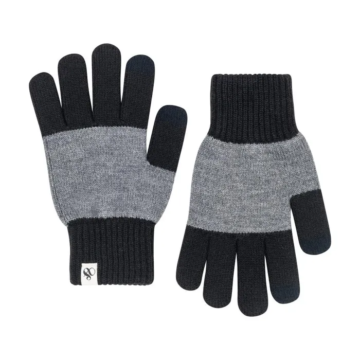 SandS COLOR BLOCK KNIT GLOVE Dark Brown Men Scotch and Soda Hats Scarves and Gloves SandS COLOR BLOCK KNIT GLOVE Dark Brown Men Scotch and Soda Hats Scarves and Gloves
