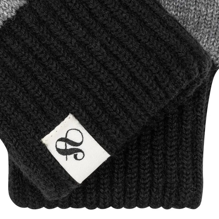 SandS COLOR BLOCK KNIT GLOVE Dark Brown Men Scotch and Soda Hats Scarves and Gloves SandS COLOR BLOCK KNIT GLOVE Dark Brown Men Scotch and Soda Hats Scarves and Gloves