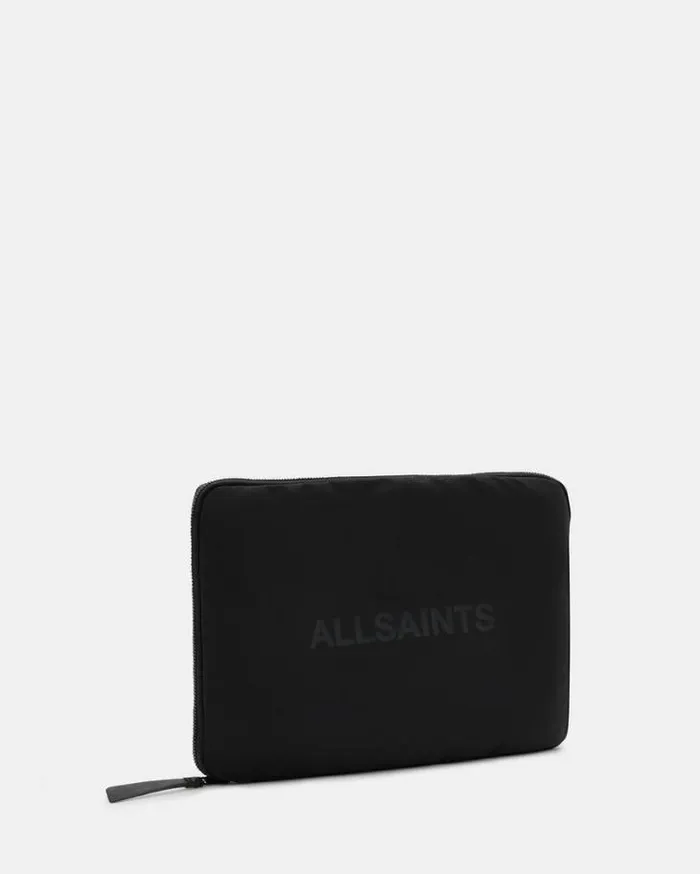 Saff Logo Laptop Case Black Men AllSaints Accessories