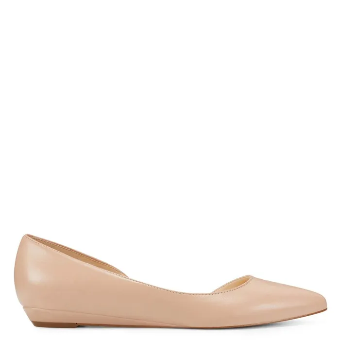 Saige D039orsay Flats Barely Nude Women Nine West Loafers and Tailored Flats