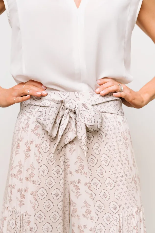 San Sebastian Pants Tan Multi Women Baltic Born Pants San Sebastian Pants Tan Multi Women Baltic Born Pants