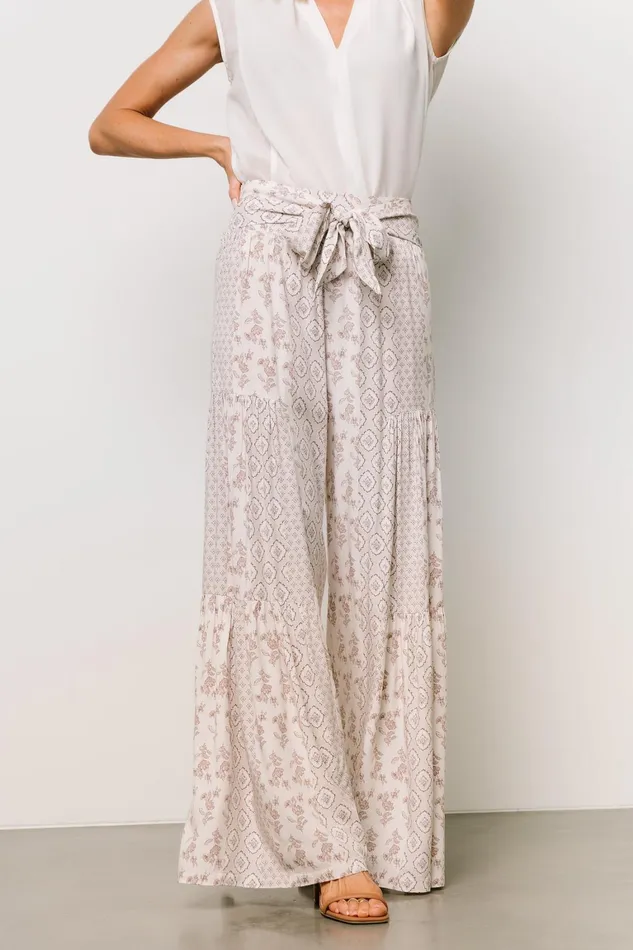 San Sebastian Pants Tan Multi Women Baltic Born Pants San Sebastian Pants Tan Multi Women Baltic Born Pants