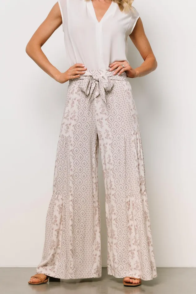 San Sebastian Pants Tan Multi Women Baltic Born Pants San Sebastian Pants Tan Multi Women Baltic Born Pants