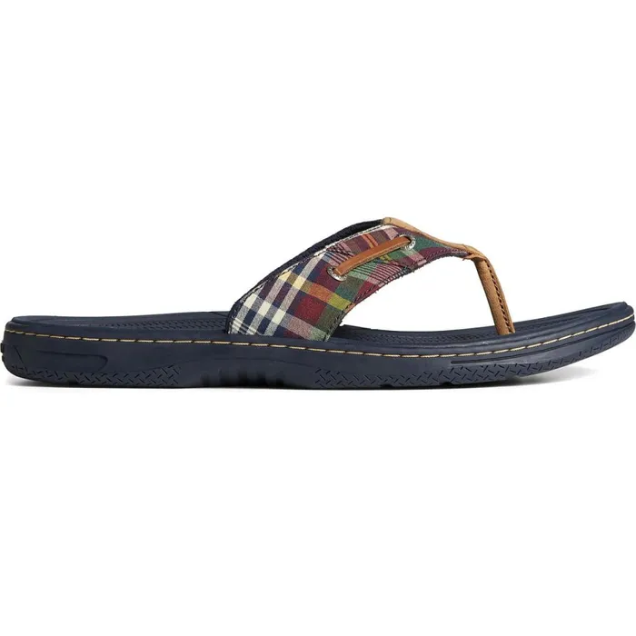 Sandals Men Sperry Sperry X Brooks Brothers Baitfish Flip Flop Plaid