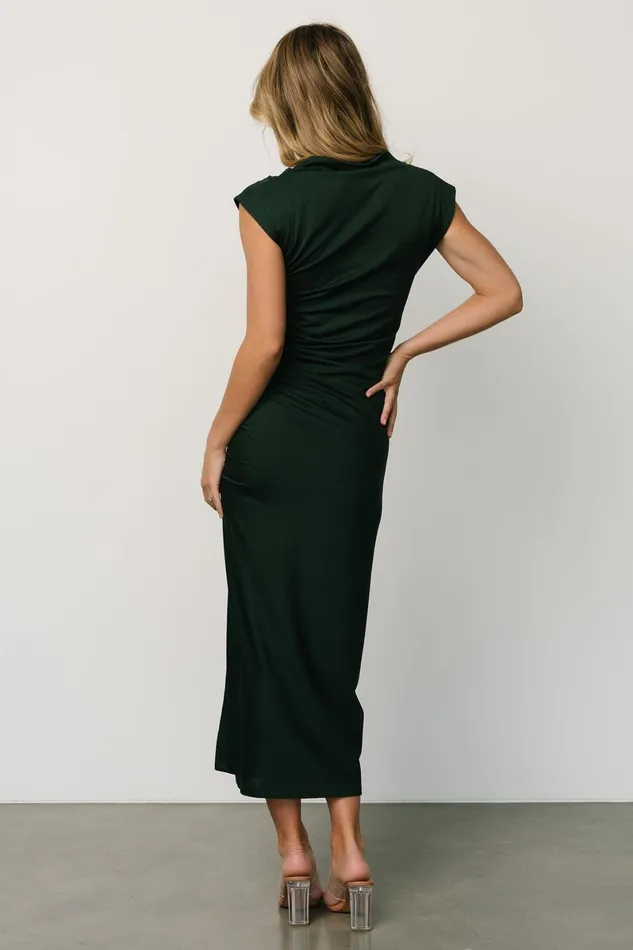 Sasha Ruched Maxi Dress Green Women Baltic Born Maxi Dresses Sasha Ruched Maxi Dress Green Women Baltic Born Maxi Dresses