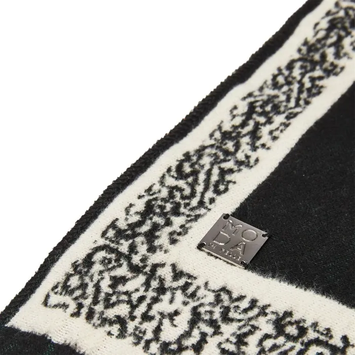 Scarves Women Moda In Pelle Leonniescarf Black Textile Scarves Women Moda In Pelle Leonniescarf Black Textile