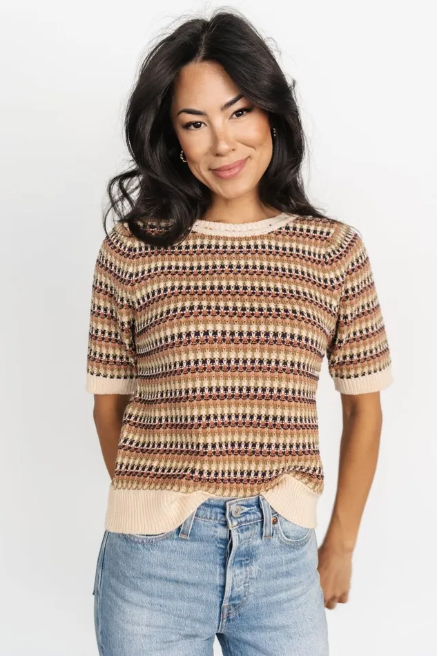 Scout Knit Sweater Top Multi Women Baltic Born Blouses Shirts Scout Knit Sweater Top Multi Women Baltic Born Blouses Shirts