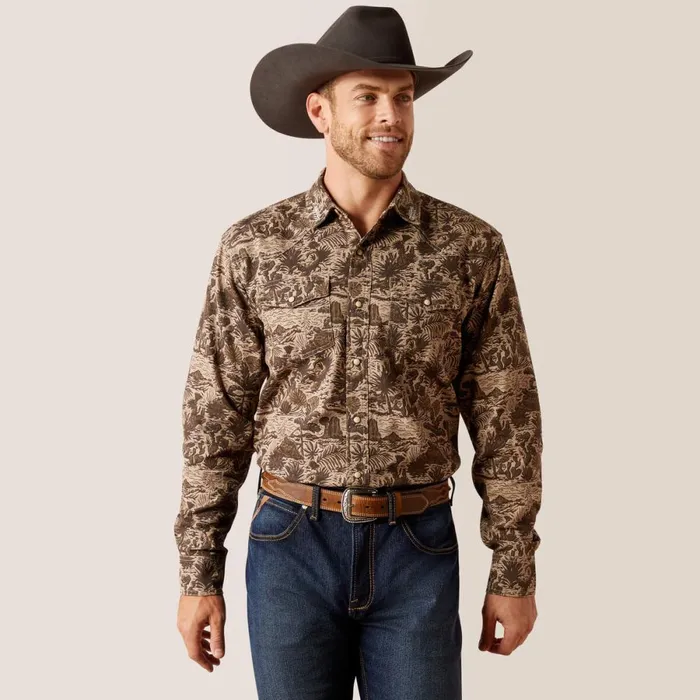 Sendero Desert Retro Fit Shirt Desert Men Ariat Button Down Shirts