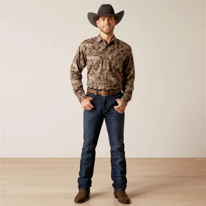 Sendero Desert Retro Fit Shirt Desert Men Ariat Button Down Shirts Sendero Desert Retro Fit Shirt Desert Men Ariat Button Down Shirts