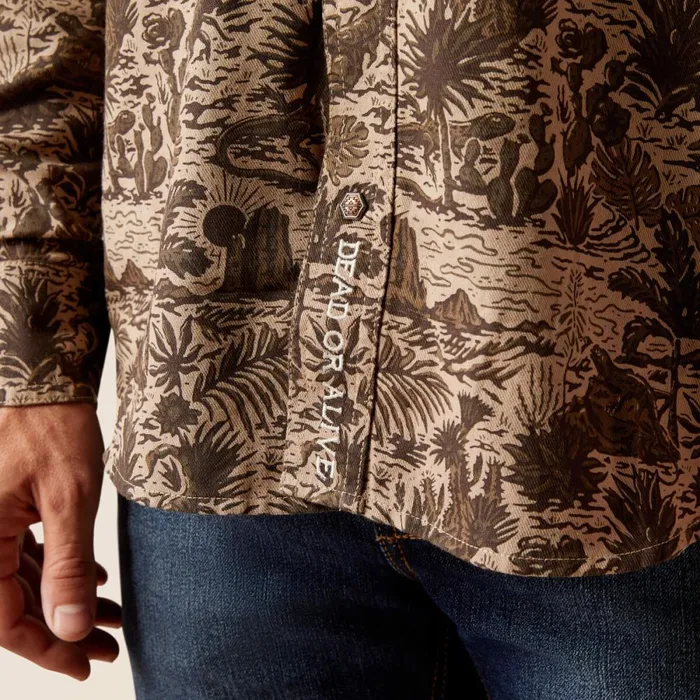 Sendero Desert Retro Fit Shirt Desert Men Ariat Button Down Shirts Sendero Desert Retro Fit Shirt Desert Men Ariat Button Down Shirts