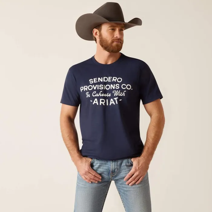 Sendero Provisions TShirt Navy MenWomen Ariat TShirts and Polos Sendero Provisions TShirt Navy MenWomen Ariat TShirts and Polos