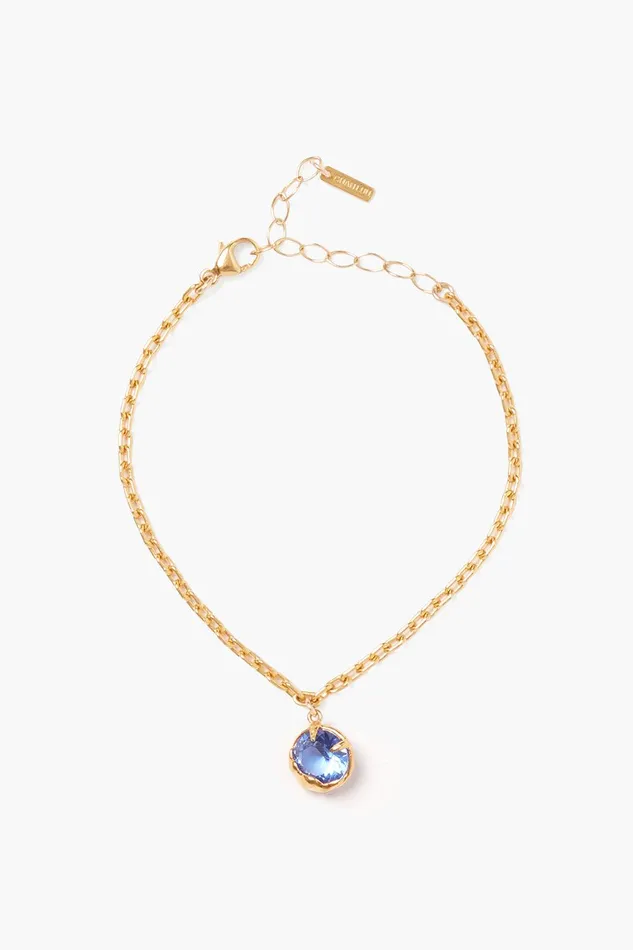 September Birthstone Bracelet Sapphire Crystal Women Chan Luu Bracelets