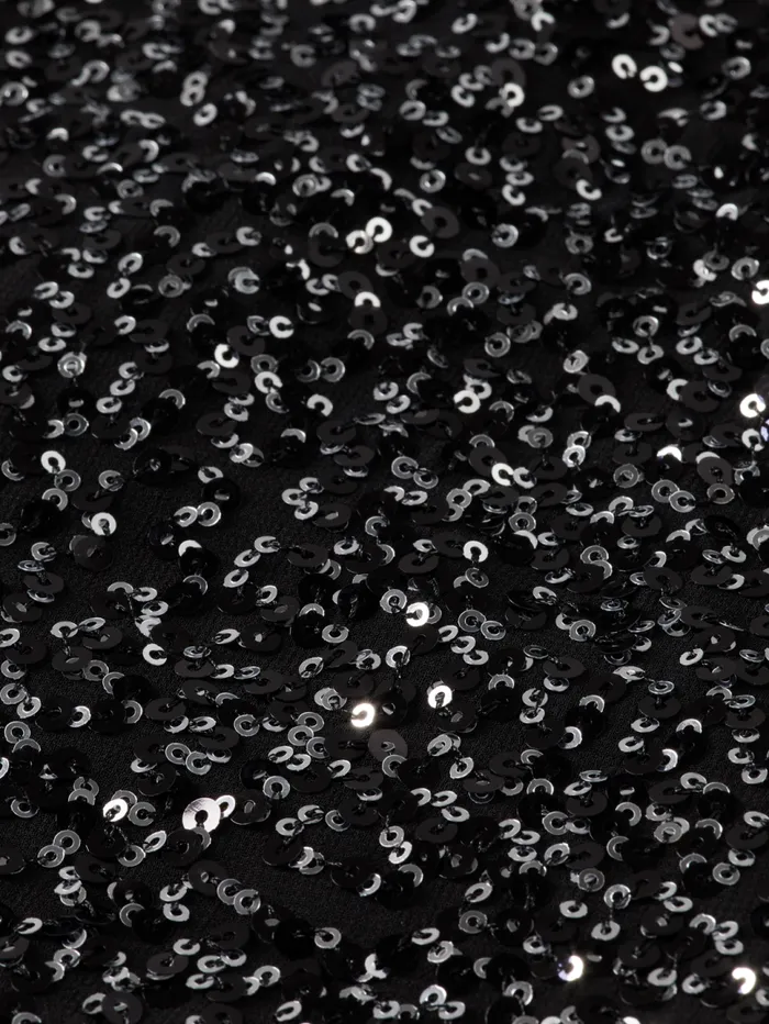 SEQUIN PLAYSUIT Silver Black Sequins Women Scotch and Soda Dresses and Jumpsuits SEQUIN PLAYSUIT Silver Black Sequins Women Scotch and Soda Dresses and Jumpsuits