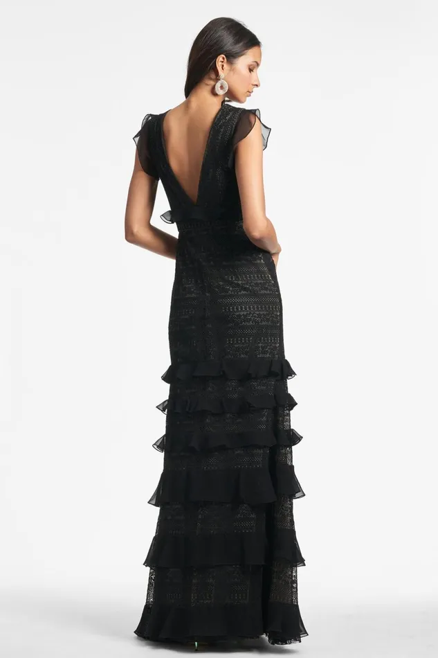 Serafina Gown 8211 Black Women Sachin and Babi Evening