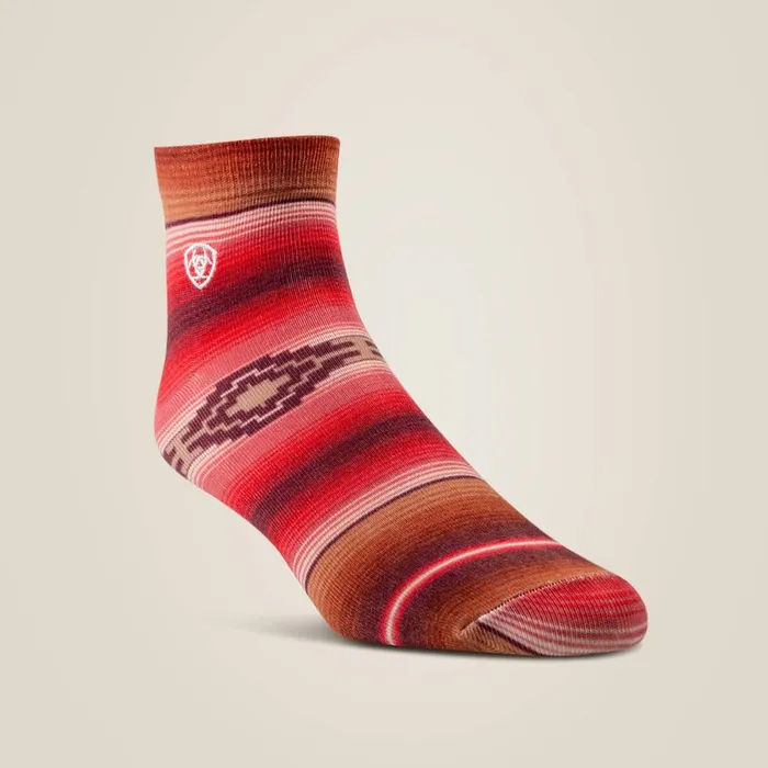 Serape Horseprint Qtr Crew 2 Pair Multi Color Pack Blackcreamserape Women Ariat Socks Serape Horseprint Qtr Crew 2 Pair Multi Color Pack Blackcreamserape Women Ariat Socks