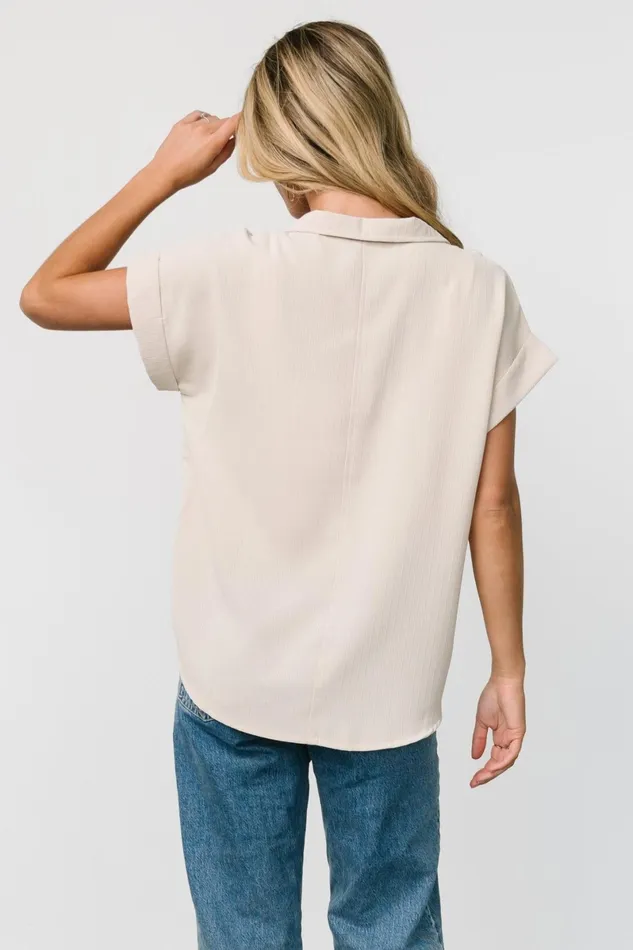 Shaylee Button Up Top Natural Women Baltic Born Blouses Shirts Shaylee Button Up Top Natural Women Baltic Born Blouses Shirts