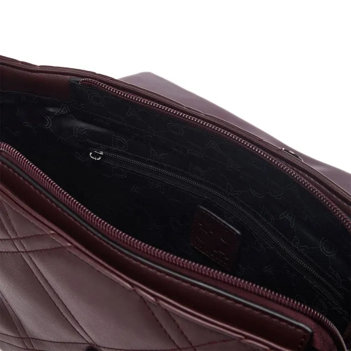 Shoulder Bags Women Moda In Pelle Bea Bag Burgundy Porvair