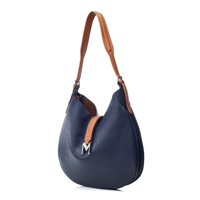 Shoulder Bags Women Moda In Pelle Kaffe Bag Navy Porvair