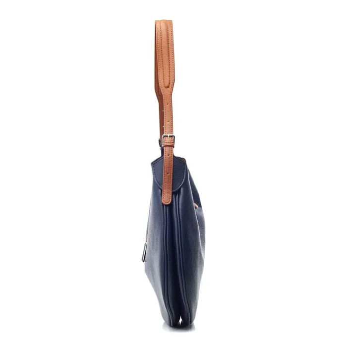 Shoulder Bags Women Moda In Pelle Kaffe Bag Navy Porvair