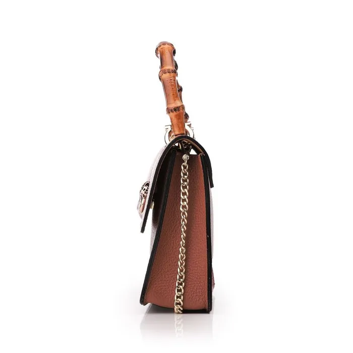 Shoulder Bags Women Moda In Pelle Larch Bag Tan Leather