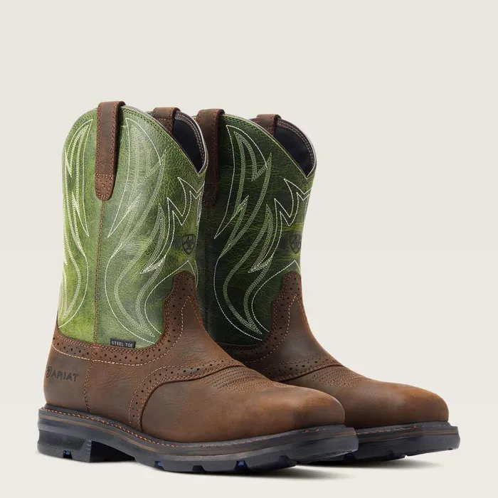 Sierra Shock Shield Steel Toe Work Boot Dark Brown Men Ariat Work Boots Sierra Shock Shield Steel Toe Work Boot Dark Brown Men Ariat Work Boots