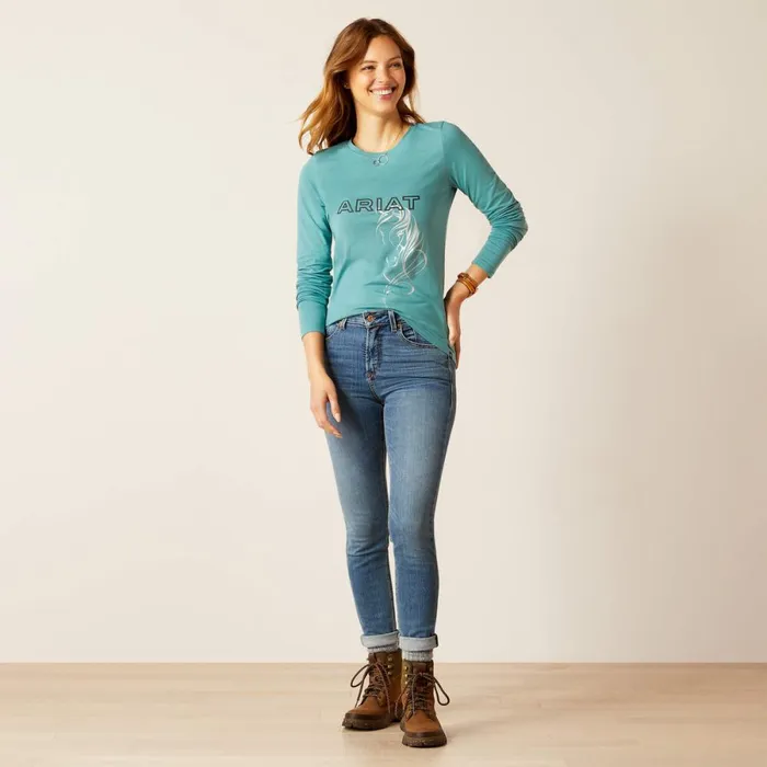 Silhouette TShirt Arctic Women Ariat TShirts and Tops Silhouette TShirt Arctic Women Ariat TShirts and Tops