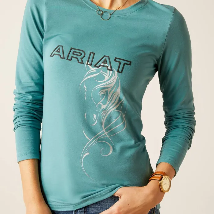 Silhouette TShirt Arctic Women Ariat TShirts and Tops Silhouette TShirt Arctic Women Ariat TShirts and Tops