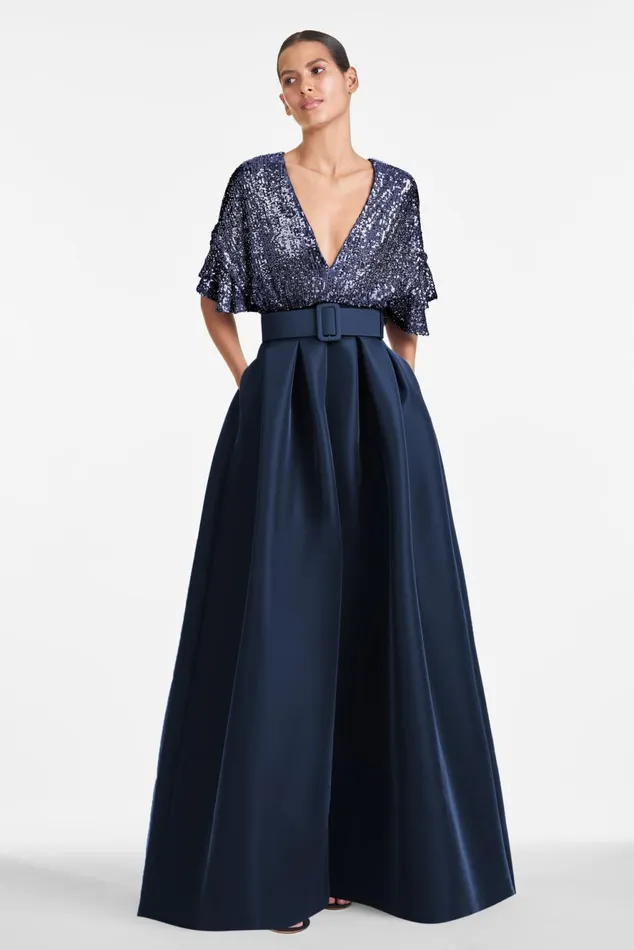 Simone Gown 8211 Night Sky Women Sachin and Babi Covered