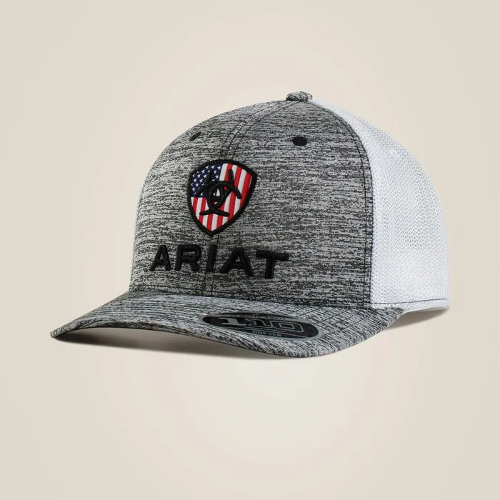 Simple Logo Mesh Cap Grayflag Men Ariat Hats and Caps