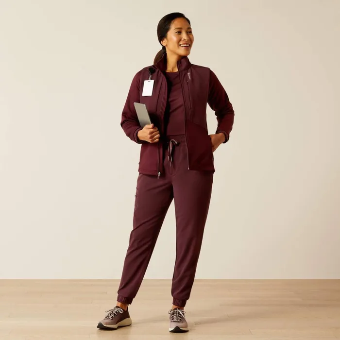 Sina Fleece Scrub Jacket Winetasting Women Ariat Scrubs Sina Fleece Scrub Jacket Winetasting Women Ariat Scrubs