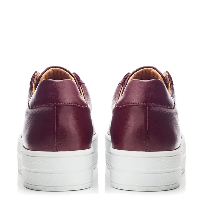 SlipOn Trainers Women Moda In Pelle Bsoleful BBath Burgundy Leather