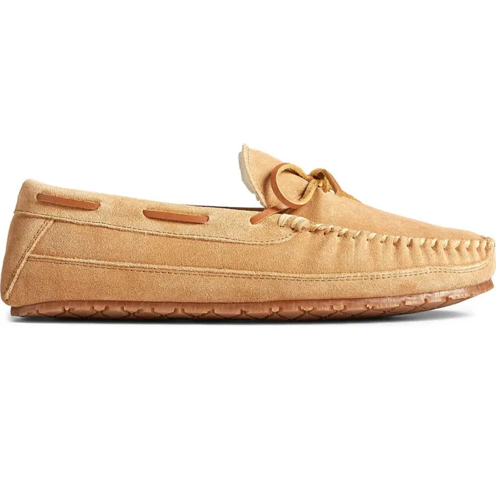 Slippers and Moccasins Men Sperry Brandon Trapper Moccasin Slipper Cinnamon