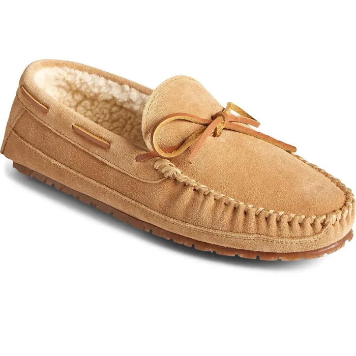 Slippers and Moccasins Men Sperry Brandon Trapper Moccasin Slipper Cinnamon