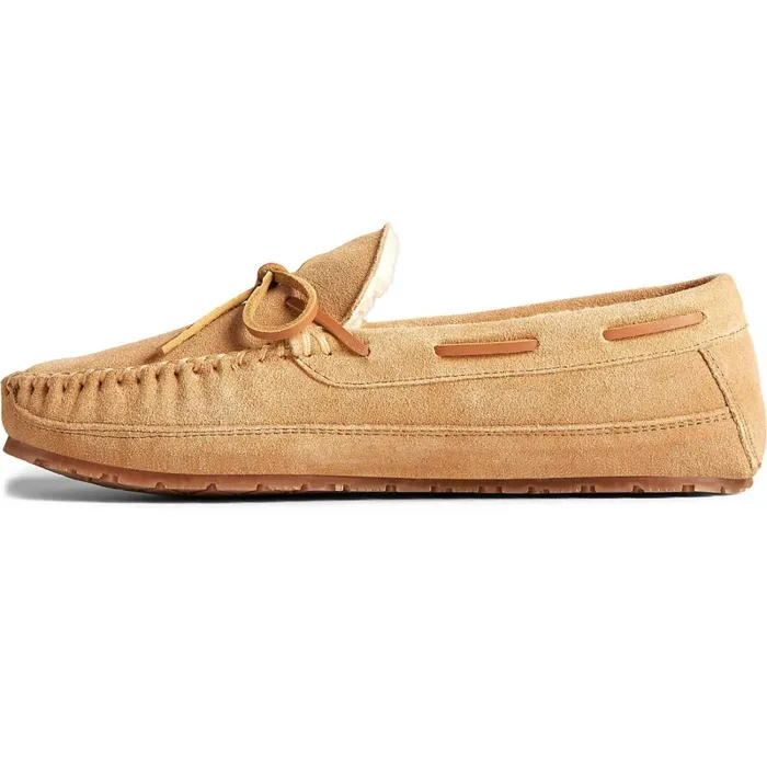 Slippers and Moccasins Men Sperry Brandon Trapper Moccasin Slipper Cinnamon