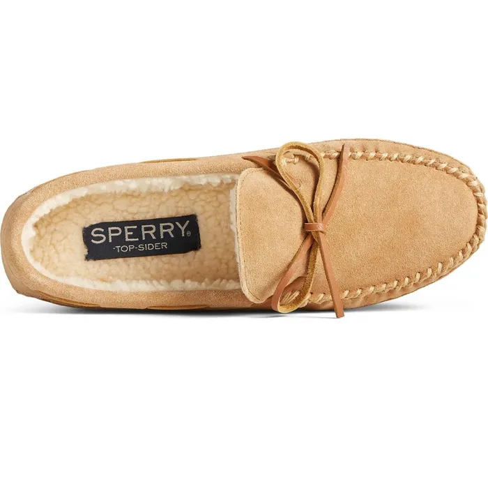 Slippers and Moccasins Men Sperry Brandon Trapper Moccasin Slipper Cinnamon