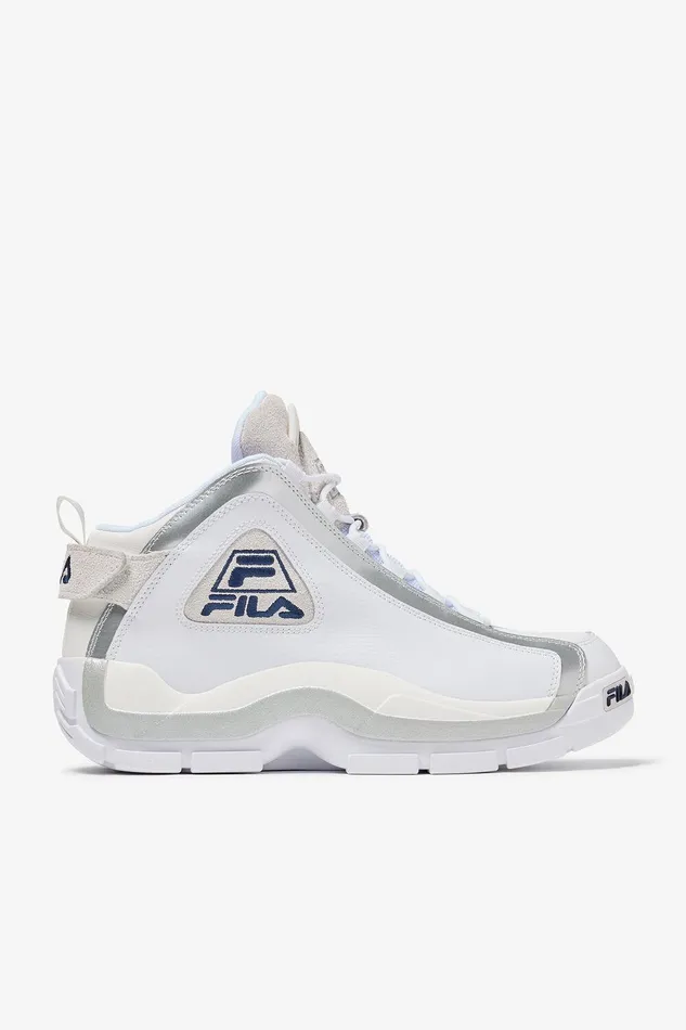 Sneakers Men Fila Grant Hill 2 Suede Festa 101 Blanc De Blancwhitemetallic Silver