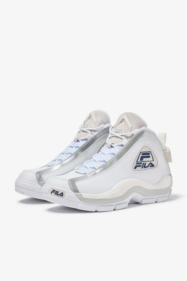 Sneakers Men Fila Grant Hill 2 Suede Festa 101 Blanc De Blancwhitemetallic Silver Sneakers Men Fila Grant Hill 2 Suede Festa 101 Blanc De Blancwhitemetallic Silver