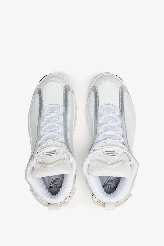 Sneakers Men Fila Grant Hill 2 Suede Festa 101 Blanc De Blancwhitemetallic Silver Sneakers Men Fila Grant Hill 2 Suede Festa 101 Blanc De Blancwhitemetallic Silver