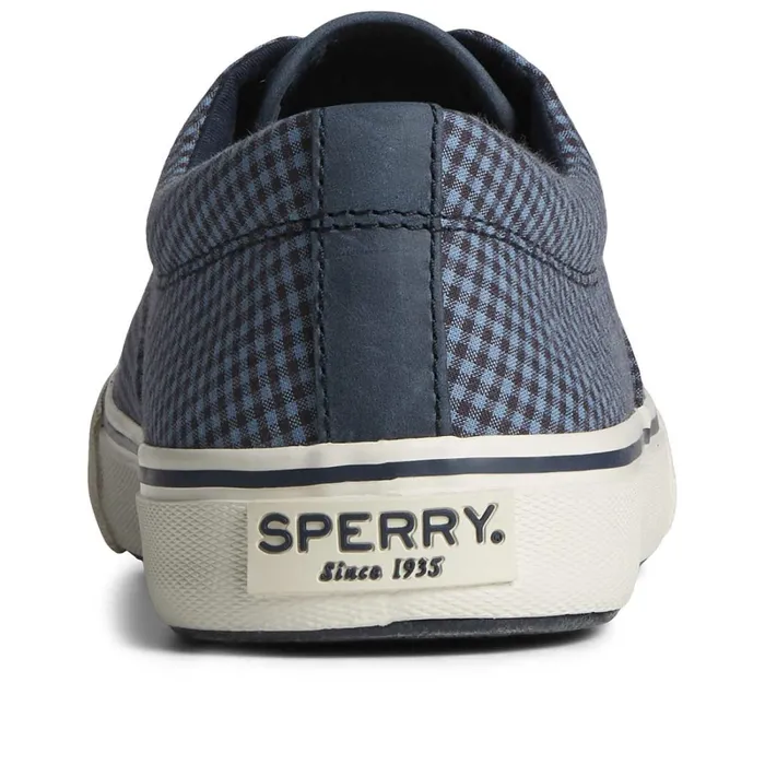 Sneakers Men Sperry SeaCycled Striper II CVO Gingham Sneaker Blue Sneakers Men Sperry SeaCycled Striper II CVO Gingham Sneaker Blue
