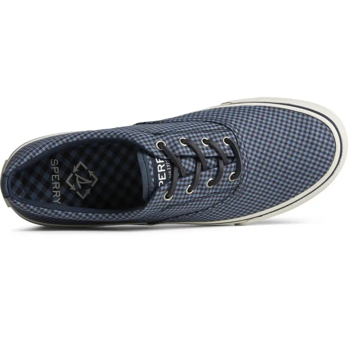 Sneakers Men Sperry SeaCycled Striper II CVO Gingham Sneaker Blue Sneakers Men Sperry SeaCycled Striper II CVO Gingham Sneaker Blue