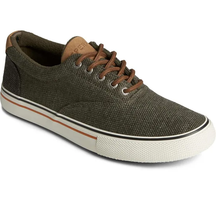 Sneakers Men Sperry Seacycled Striper Storm CVO Sneaker Olive Sneakers Men Sperry Seacycled Striper Storm CVO Sneaker Olive