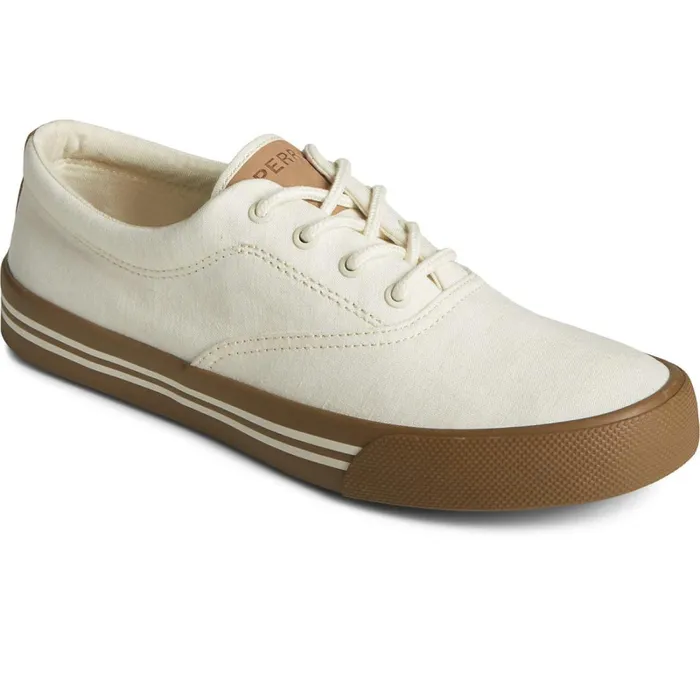 Sneakers Men Sperry Striper II Linen CVO Sneaker White Sneakers Men Sperry Striper II Linen CVO Sneaker White