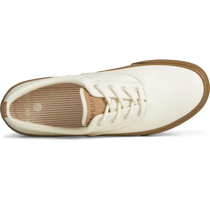 Sneakers Men Sperry Striper II Linen CVO Sneaker White Sneakers Men Sperry Striper II Linen CVO Sneaker White