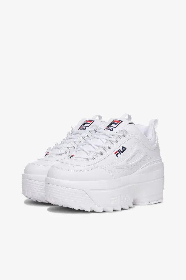 Sneakers Women Fila Disruptor 2 Wedge 125 White Navy Red
