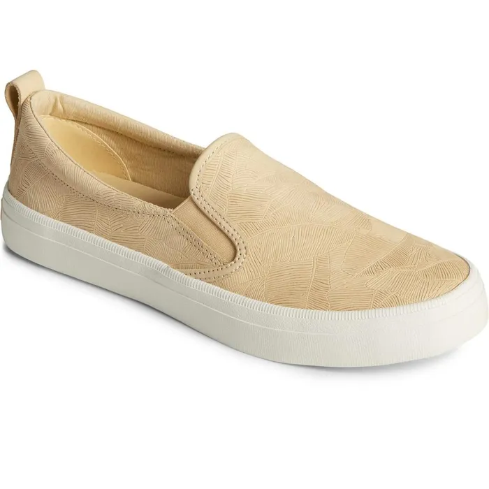 Sneakers Women Sperry Crest Leather Palm Embossed Slip On Sneaker Chamomile Sneakers Women Sperry Crest Leather Palm Embossed Slip On Sneaker Chamomile