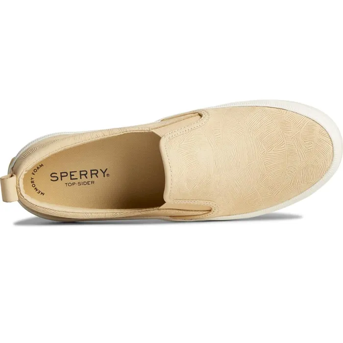 Sneakers Women Sperry Crest Leather Palm Embossed Slip On Sneaker Chamomile Sneakers Women Sperry Crest Leather Palm Embossed Slip On Sneaker Chamomile