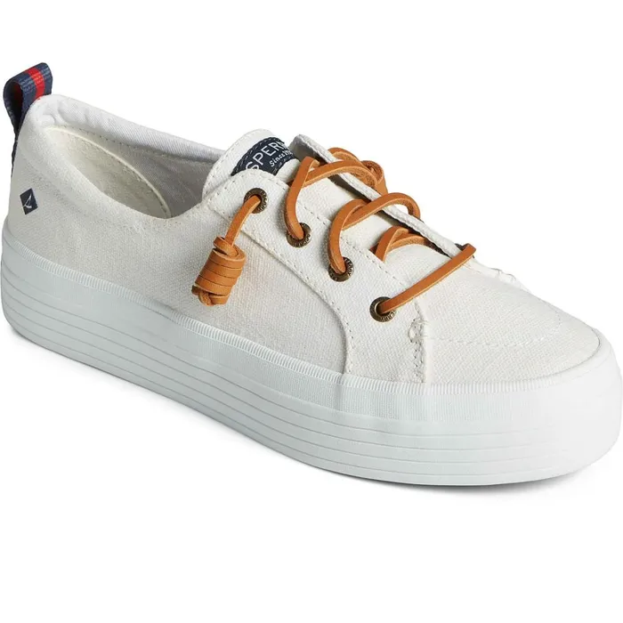 Sneakers Women Sperry Crest Triple Sneaker White Sneakers Women Sperry Crest Triple Sneaker White