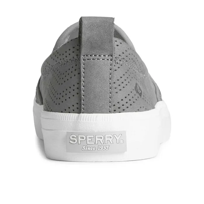 Sneakers Women Sperry Crest Twin Gore Perforated Leather Slip On Sneaker Grey Sneakers Women Sperry Crest Twin Gore Perforated Leather Slip On Sneaker Grey